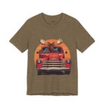Canadian Moose Truck Illustration T-Shirt