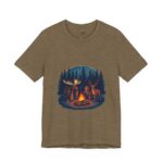 Gather around campfire in harmony Illustration T-Shirt
