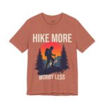 Hike More , worry less - illustration T-Shirt